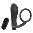 ADDICTED TOYS – PENIS RING WITH REMOTE CONTROL ANAL PLUG BLACK RECHARGEABLE 3