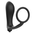 ADDICTED TOYS – VIBRATORY ANAL PLUG WITH PENIS RING