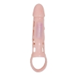 BAILE – PENIS EXTENDER COVER WITH VIBRATION AND NATURAL STRAP 13.5 CM 2
