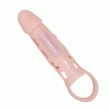 BAILE – PENIS EXTENDER COVER WITH VIBRATION AND NATURAL STRAP 13.5 CM 3