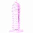 BAILE – PENIS SHEATH WITH PINK STIMULATING POINTS 14 CM