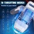 GAME CUP – THRUSTING VIBRATION MASTURBATOR WITH HEATING FUNCTION AND MOBILE SUPPORT – BLACK 9