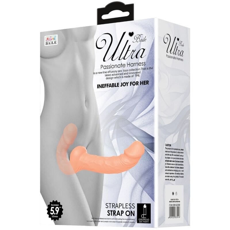 BAILE – ULTRA PASSIONATE DILDO WITH HARNESS WITHOUT SUPPORT 3
