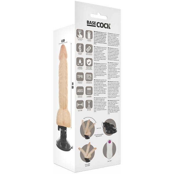 BASECOCK - REALISTIC ARTICULABLE REMOTE CONTROL FLESH 20 CM 5