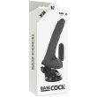 BASECOCK – REALISTIC BLACK REMOTE CONTROL VIBRATOR WITH TESTICLES 20 CM 5