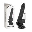 BASECOCK – REALISTIC VIBRATOR REMOTE CONTROL BLACK WITH TESTICLES 19.5CM 3