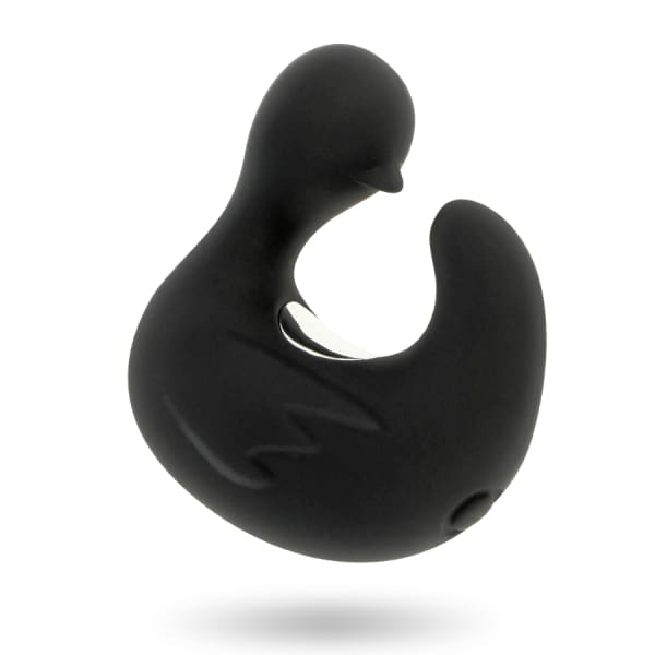 BLACK&SILVER - DUCKYMANIA RECHARGEABLE SILICONE STIMULATING DUCK THIMBLE 4