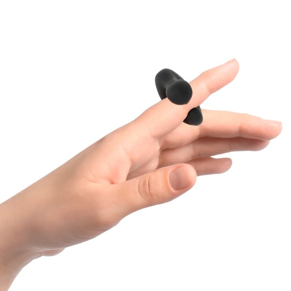 BLACK&SILVER - DUCKYMANIA RECHARGEABLE SILICONE STIMULATING DUCK THIMBLE 7
