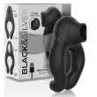 BLACK&SILVER – SILICONE VIBRATOR RING 3 MOTORS RECHARGEABLE BLACK 7