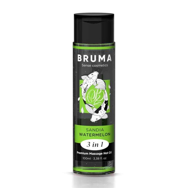 BRUMA – PREMIUM MASSAGE HOT OIL WATERMELON 3 IN 1 – 100 ML 2