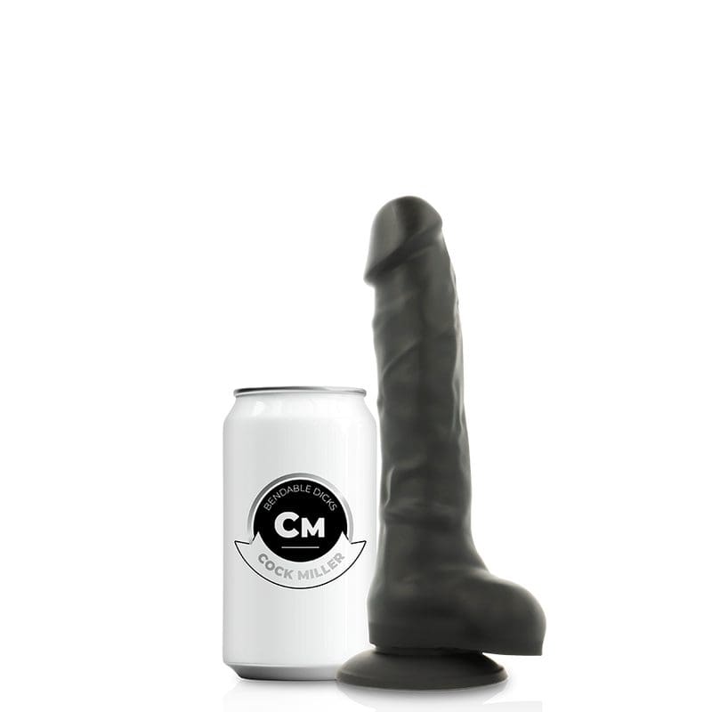 COCK MILLER – HARNESS + SILICONE DENSITY ARTICULABLE COCKSIL BLACK 18 CM 8