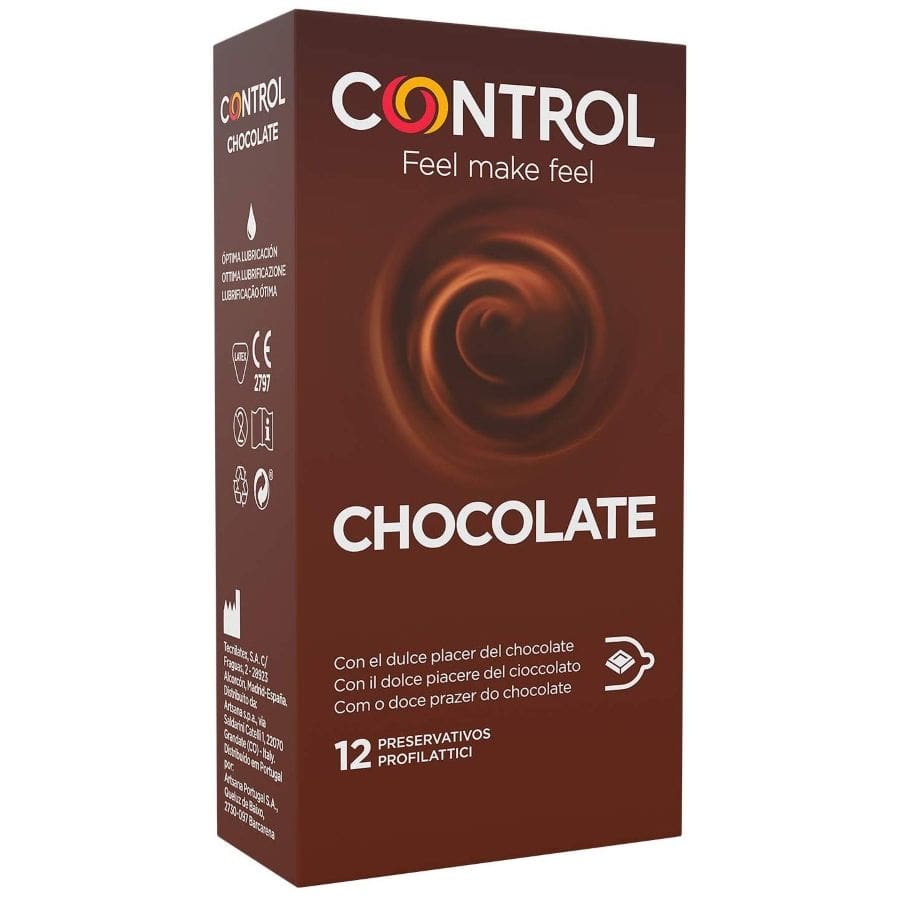 CONTROL – ADAPTA CHOCOLATE CONDOMS 12 UNITS