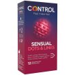 CONTROL – SENSUAL DOTS & LINES POINTS AND STRETCH MARKS 12 UNITS