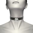 COQUETTE – CHIC DESIRE DOUBLE RING VEGAN LEATHER CHOKER