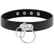 COQUETTE – CHIC DESIRE DOUBLE RING VEGAN LEATHER CHOKER 3