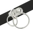 COQUETTE – CHIC DESIRE DOUBLE RING VEGAN LEATHER CHOKER 4
