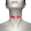 COQUETTE – CHIC DESIRE RED VEGAN LEATHER NECKLACE WOMAN FETISH ACCESSORY