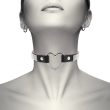 COQUETTE – CHIC DESIRE VEGAN LEATHER CHOKER WITH HEART