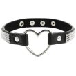 COQUETTE – CHIC DESIRE VEGAN LEATHER CHOKER WITH HEART 3