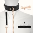 COQUETTE CHIC DESIRE – FANTASY VEGAN LEATHER NECKLACE WITH STRAP AND NEOPRENE LINING 4