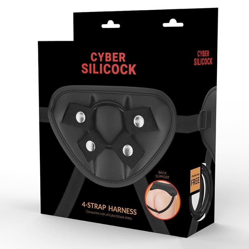 CYBER-SILICOCK-STRAP-ON-HARNESS-WITH-3-RINGS-FREE-4