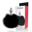 DARKNESS – EXTRA ANAL BUTTPLUG WITH TAIL BLACK 7 CM 2