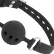 DARKNESS – BLACK BREATHABLE SILICONE GAG 3