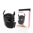 DARKNESS – NEOPRENE DOG MASK WITH REMOVABLE MUZZLE L 2
