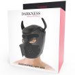DARKNESS – NEOPRENE DOG MASK WITH REMOVABLE MUZZLE L 6