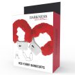 DARKNESS – RED LINED METAL HANDCUFFS 3