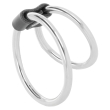 DARKNESS – DOUBLE METAL PENIS RING