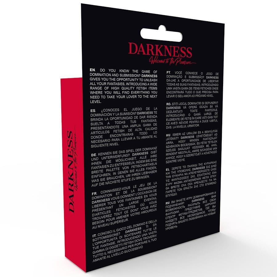 DARKNESS – HARNESS WITH HOLE ONE SIZE 4