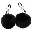 DARKNESS – NIPPLE CLAMPS WITH POM POMS 1