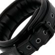 DARKNESS – BLACK LEATHER HANDCUFFS AND COLLAR 9