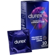 DUREX – PERFECT CONNECTION SILICONE EXTRA LUBRIFICATION 10 UNITS