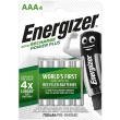 ENERGIZER – RECHARGEABLE BATTERIES AAA4 BLISTER 4