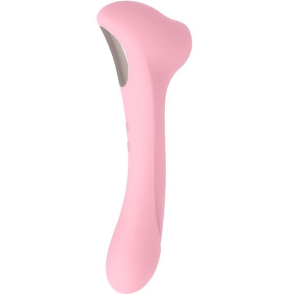 FEMINTIMATE - DAISY MASSAGER SUCTION AND VIBRATOR PINK 2