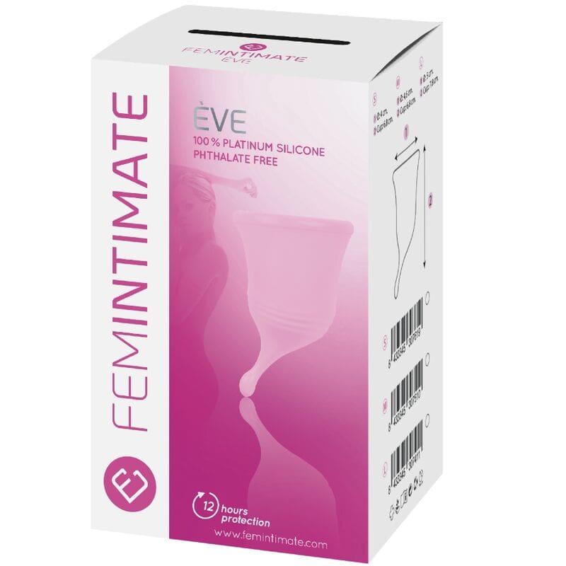 FEMINTIMATE – EVE NEW SILICONE MENSTRUAL CUP SIZE S 2