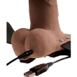 FETISH FANTASY SERIES – ADJUSTABLE HARNESS REALISTIC PENIS WITH RECHARGEABLE TESTICLES AND VIBRATOR 15 CM 4