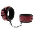 FETISH SUBMISSIVE DARK ROOM – VEGAN LEATHER HANDCUFFS WITH NEOPRENE LINING