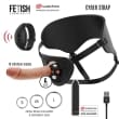 FETISH SUBMISSIVE CYBER STRAP – HARNESS WITH DILDO AND BULLET REMOTE CONTROL WATCHME L TECHNOLOGY