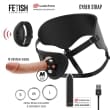 FETISH SUBMISSIVE CYBER STRAP – HARNESS WITH DILDO AND BULLET REMOTE CONTROL WATCHME M TECHNOLOGY
