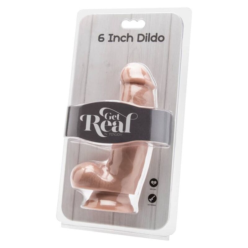GET REAL – DILDO 12 CM WITH BALLS SKIN 2