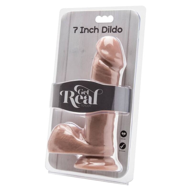 GET REAL – DILDO 18 CM WITH BALLS SKIN 2