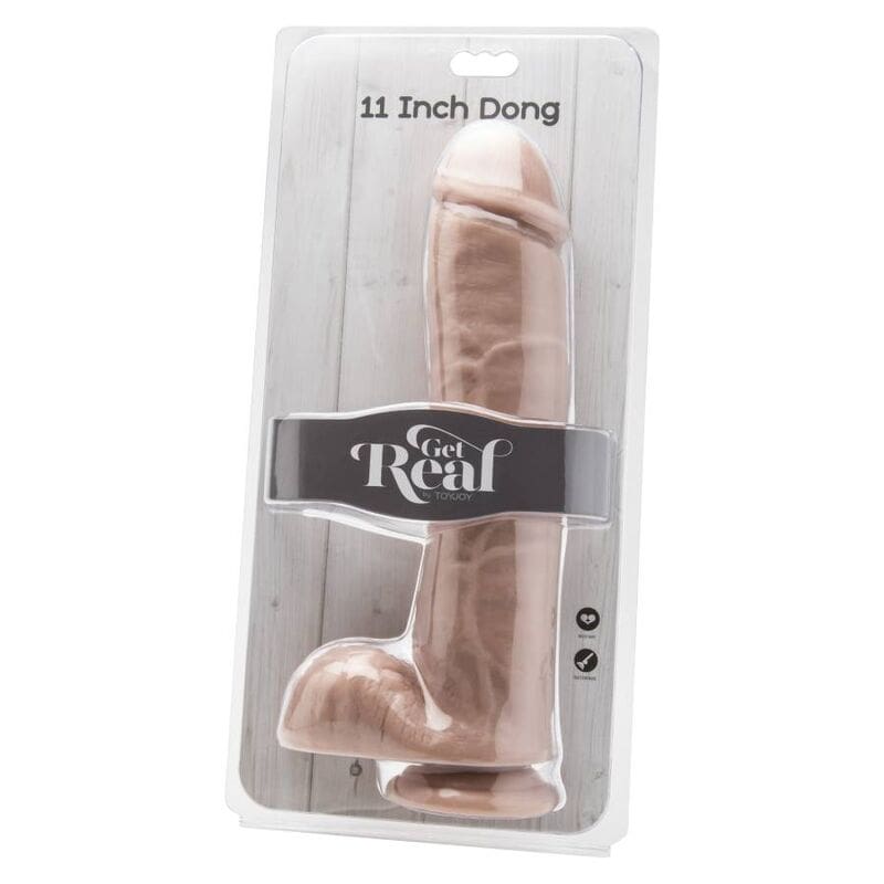 GET REAL – DILDO 28 CM WITH BALLS SKIN 2