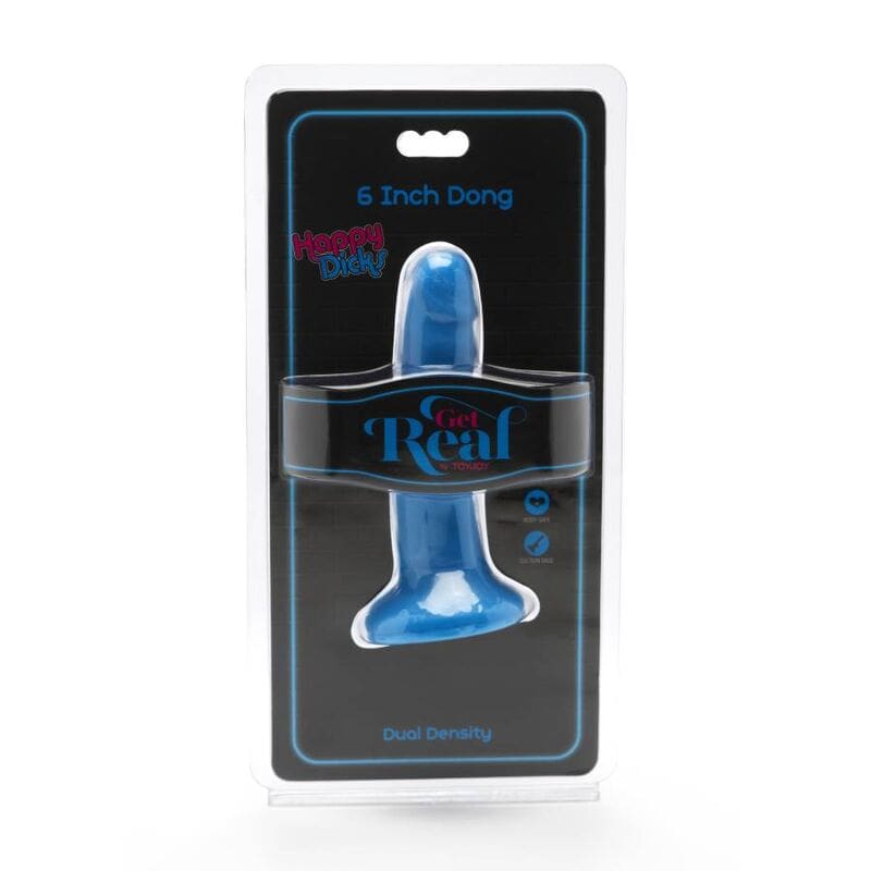 GET REAL – HAPPY DICKS DONG 12 CM BLUE 2