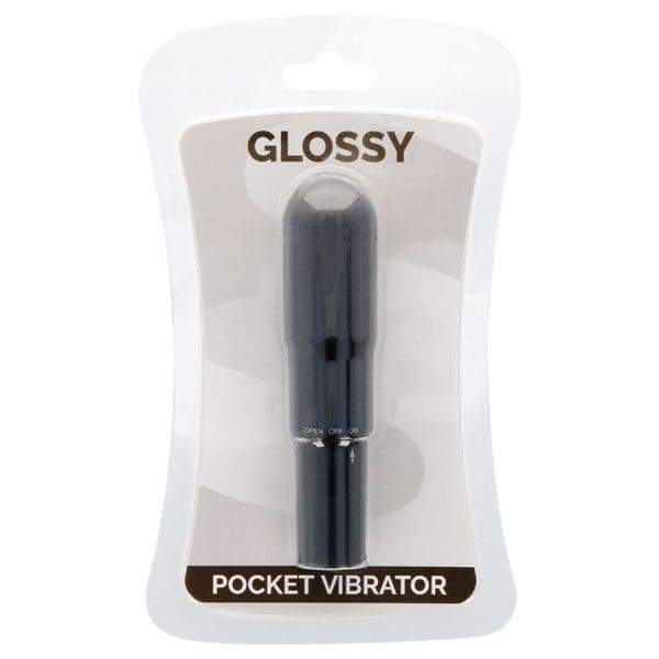GLOSSY - POCKET VIBRATOR BLACK 3