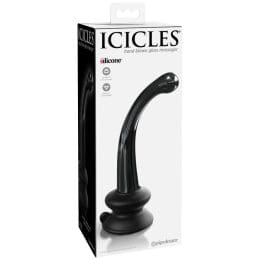 ICICLES - N. 87 GLASS DILDO WITH SUCTION CUP 2
