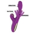 INTENSE – ATENEO RECHARGEABLE MULTIFUNCTION VIBRATOR 7 VIBRATIONS WITH SWINGING MOTION AND SUCKING PURPLE 4