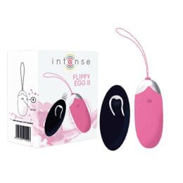 INTENSE - FLIPPY II  VIBRATING EGG WITH REMOTE CONTROL PINK 2